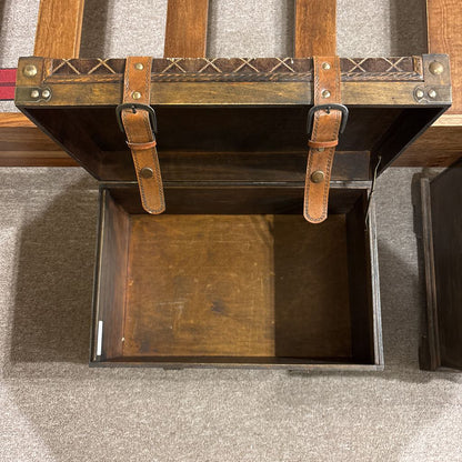 Small Leather Strap Trunk