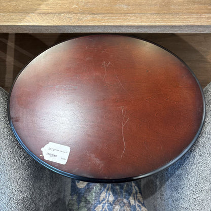 Oval Vintage Style Side Table w/ Drawer C SIDE TABLES