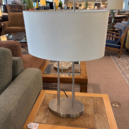 Contemporary Silver Lamp