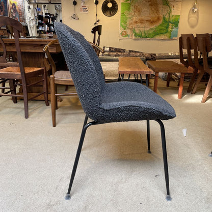 Charcoal Boucle Dining Chairs set of 6