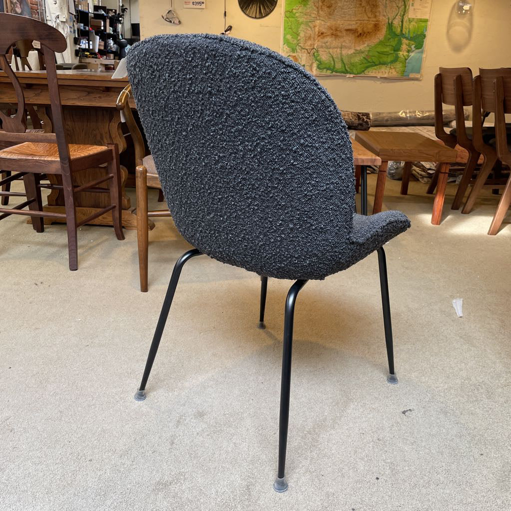 Charcoal Boucle Dining Chairs set of 6