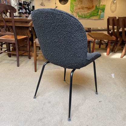 Charcoal Boucle Dining Chairs set of 6