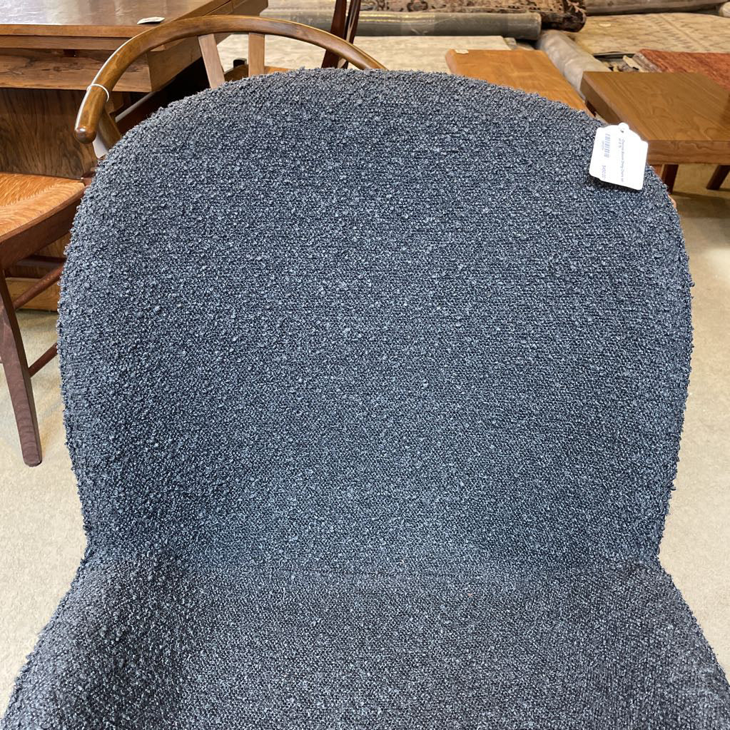 Charcoal Boucle Dining Chairs set of 6