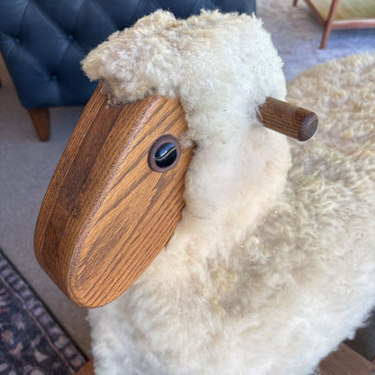 Vintage Rocking Sheep
