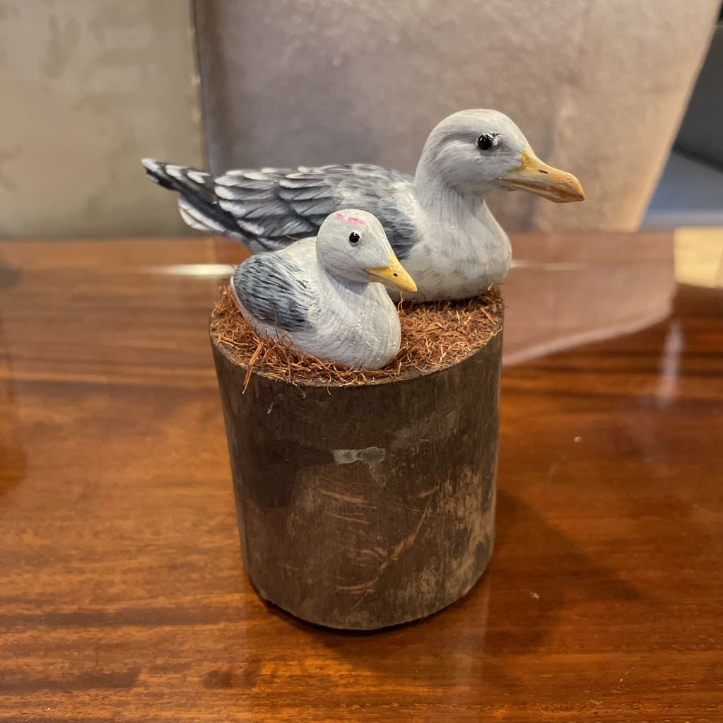 Seagulls on a Piling Decor SMALLS