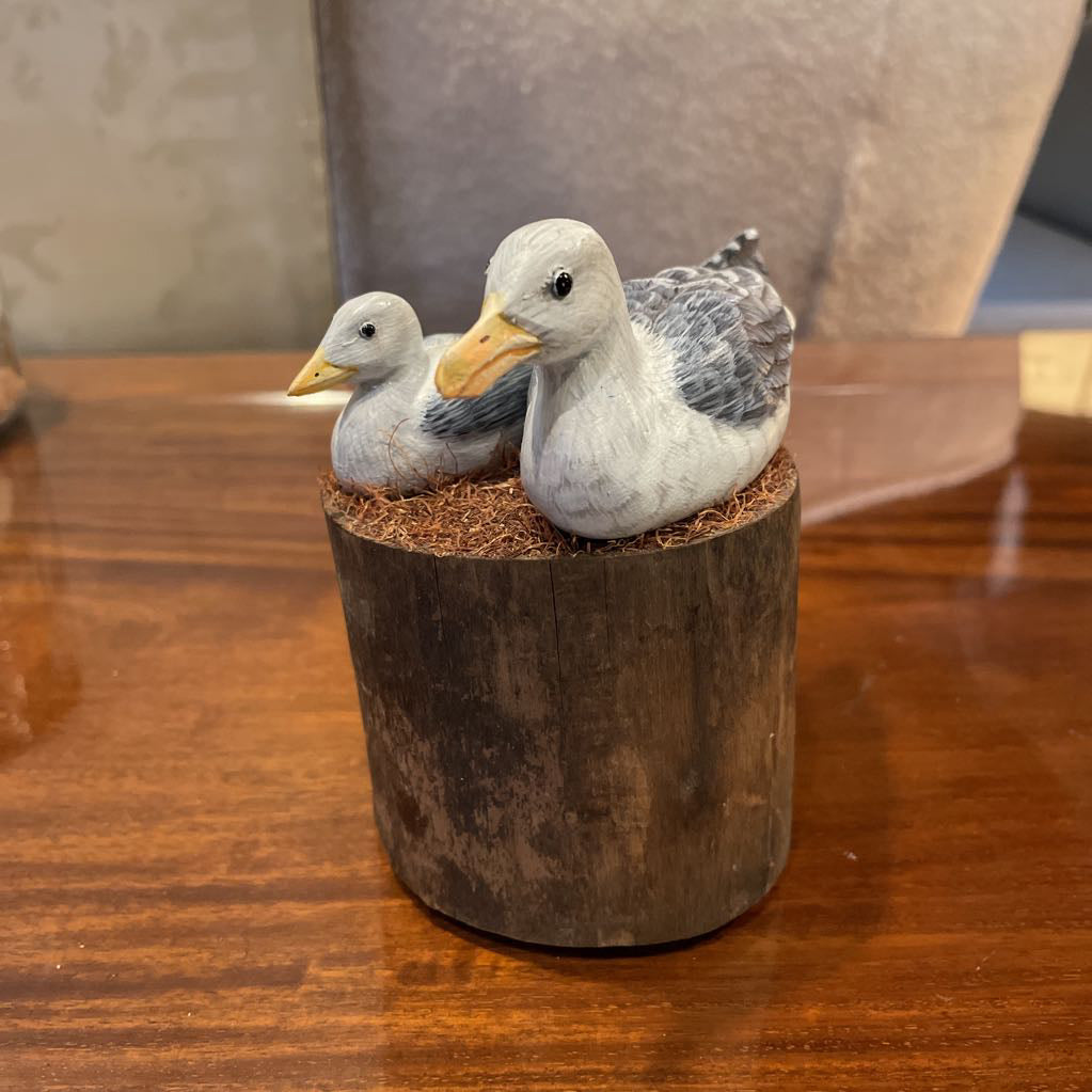 Seagulls on a Piling Decor SMALLS