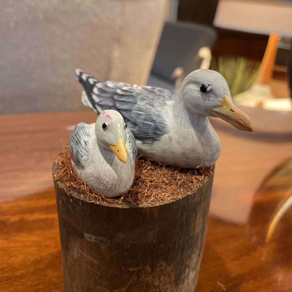Seagulls on a Piling Decor SMALLS