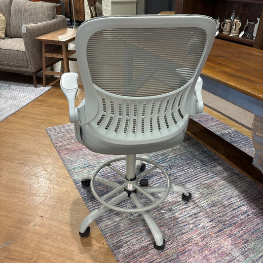 Grey Adjustable Office Chair U ACCENT CHAIRS