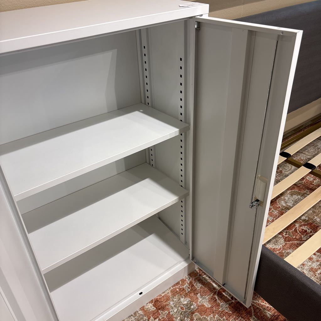 White Metal Locker