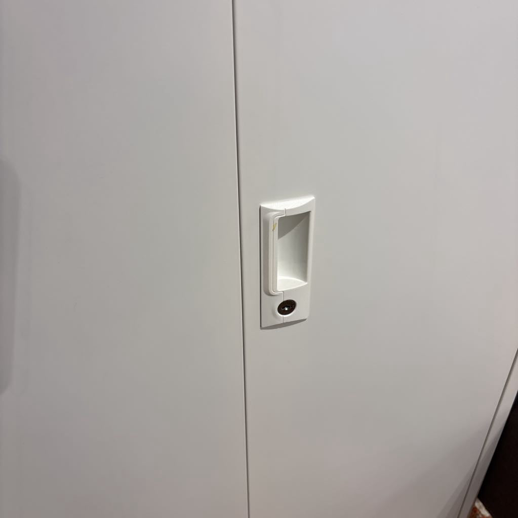White Metal Locker