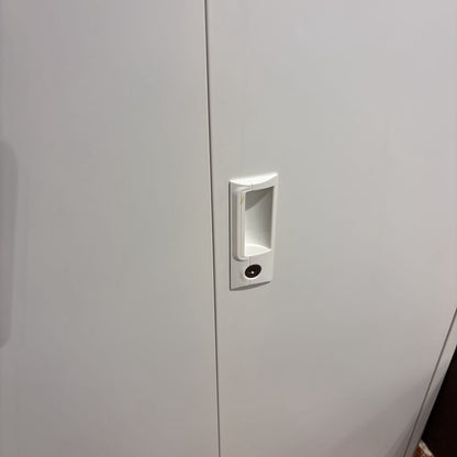 White Metal Locker