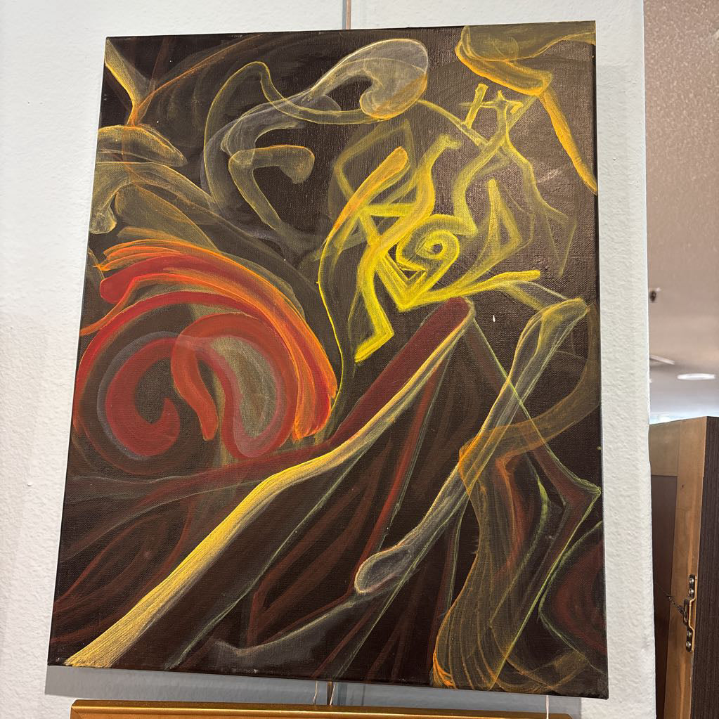 Dark Smokey Abstract Art ART