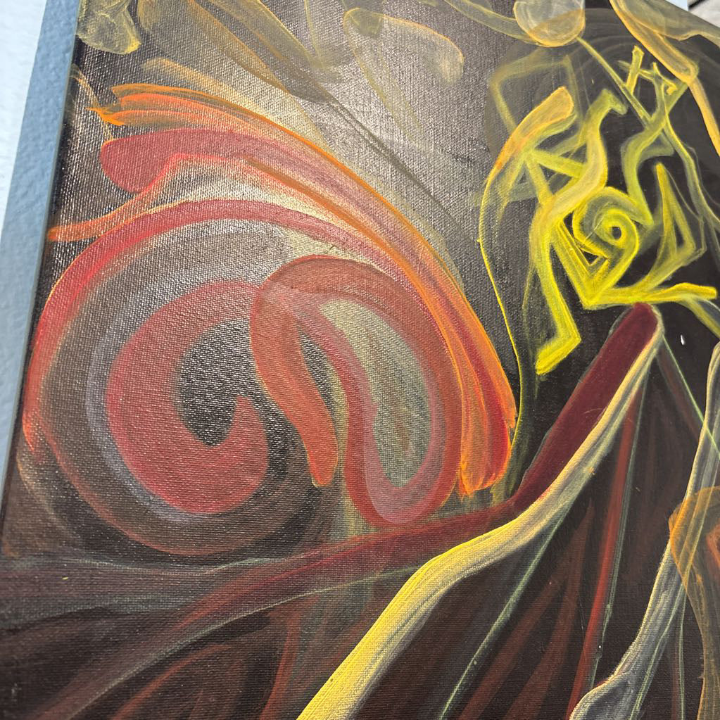 Dark Smokey Abstract Art ART