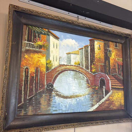 Venetian Canal Oil Painting ART