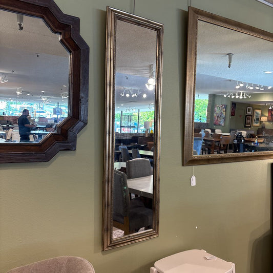 Tall Metal Pattern Mirror