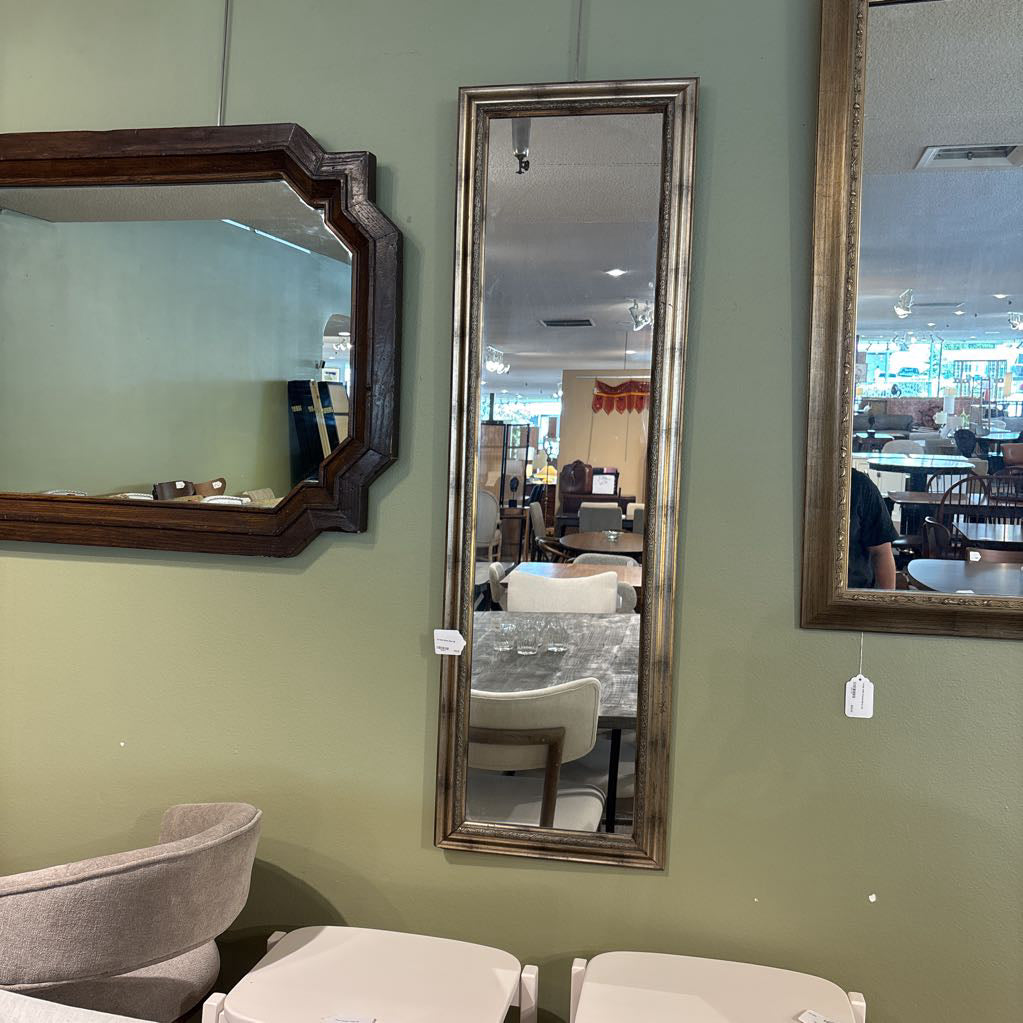 Tall Metal Pattern Mirror