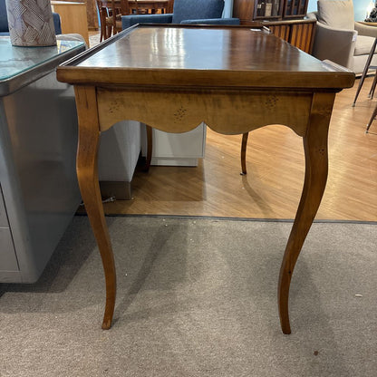 Vintage Marketry/Chess Wood Desk w/ Reversible Top