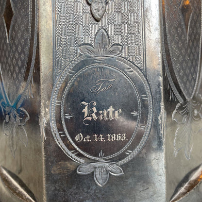 Antique Meriden Kettle-Marked "Kate 1863"