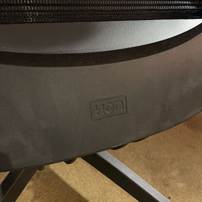 Hon Black Leather Office Chair