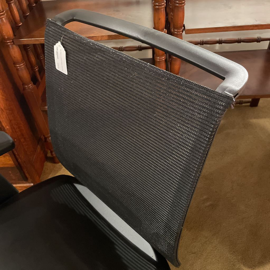 Hon Black Leather Office Chair