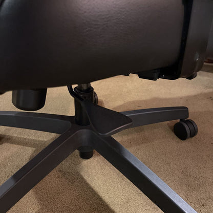 Hon Black Leather Office Chair