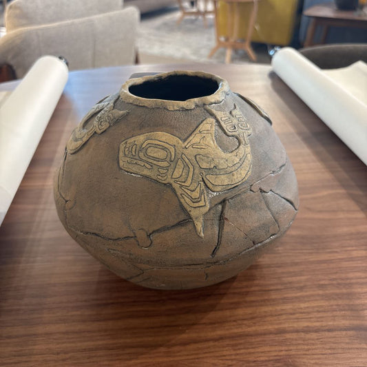 Ceramic Handmade Native Orca Vase SMALLS