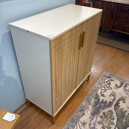 Modern Gold Hardware Cabinet