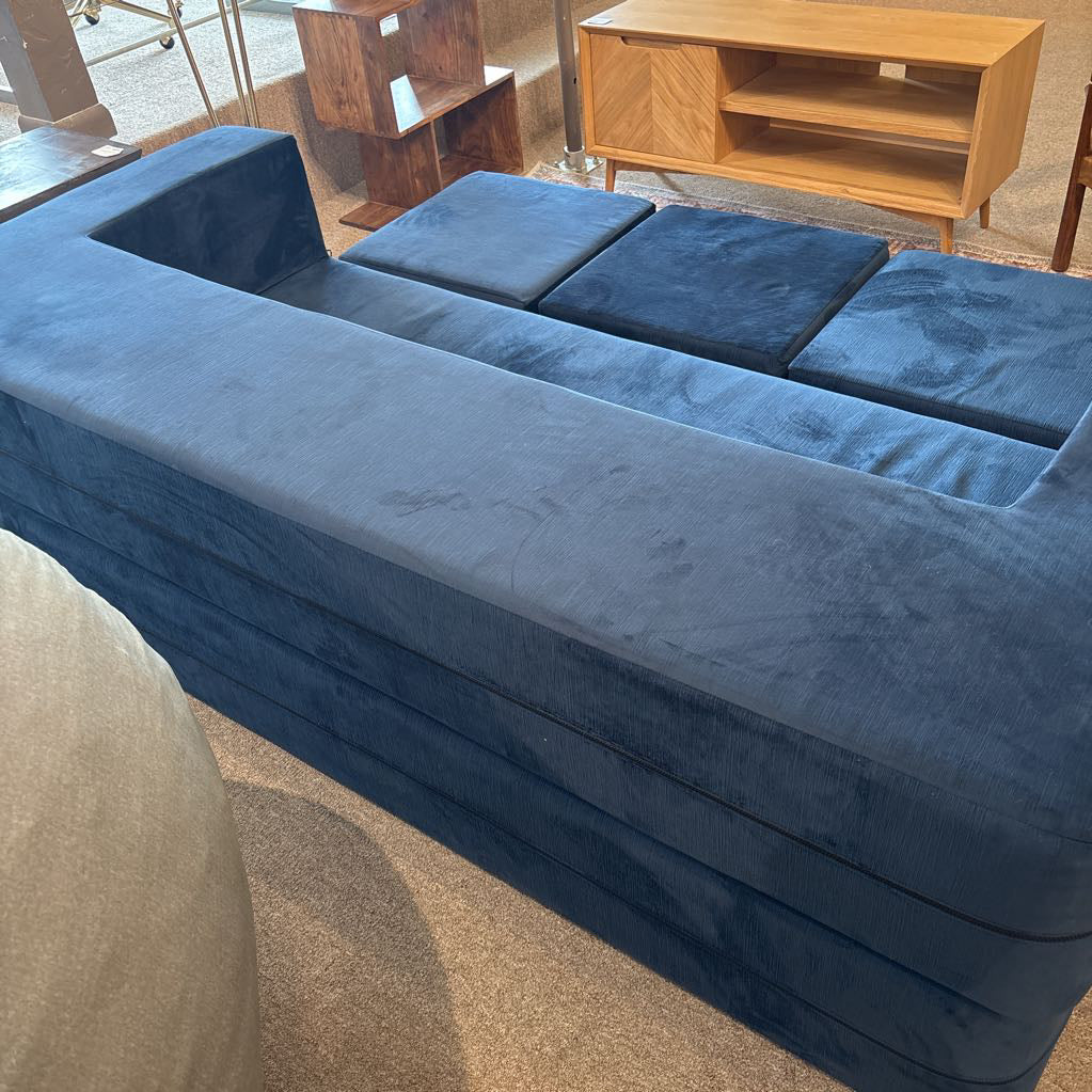 Navy Jaxx Modern Sleeper Sofa U SOFAS