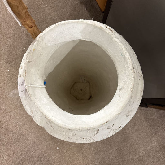 Large White Clay Vase SMALLS