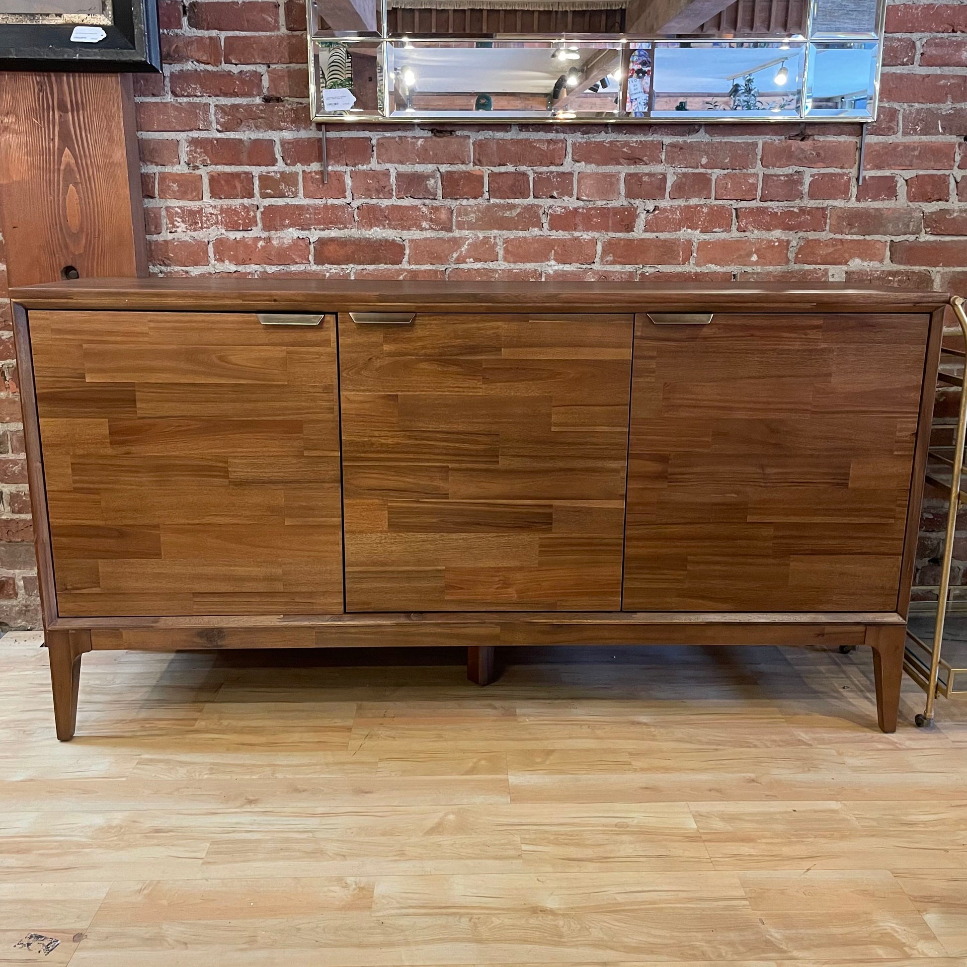 Staggered Plank Walnut Sideboard C SIDEBOARDS