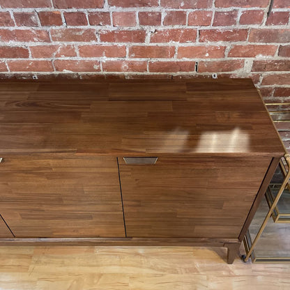 Staggered Plank Walnut Sideboard