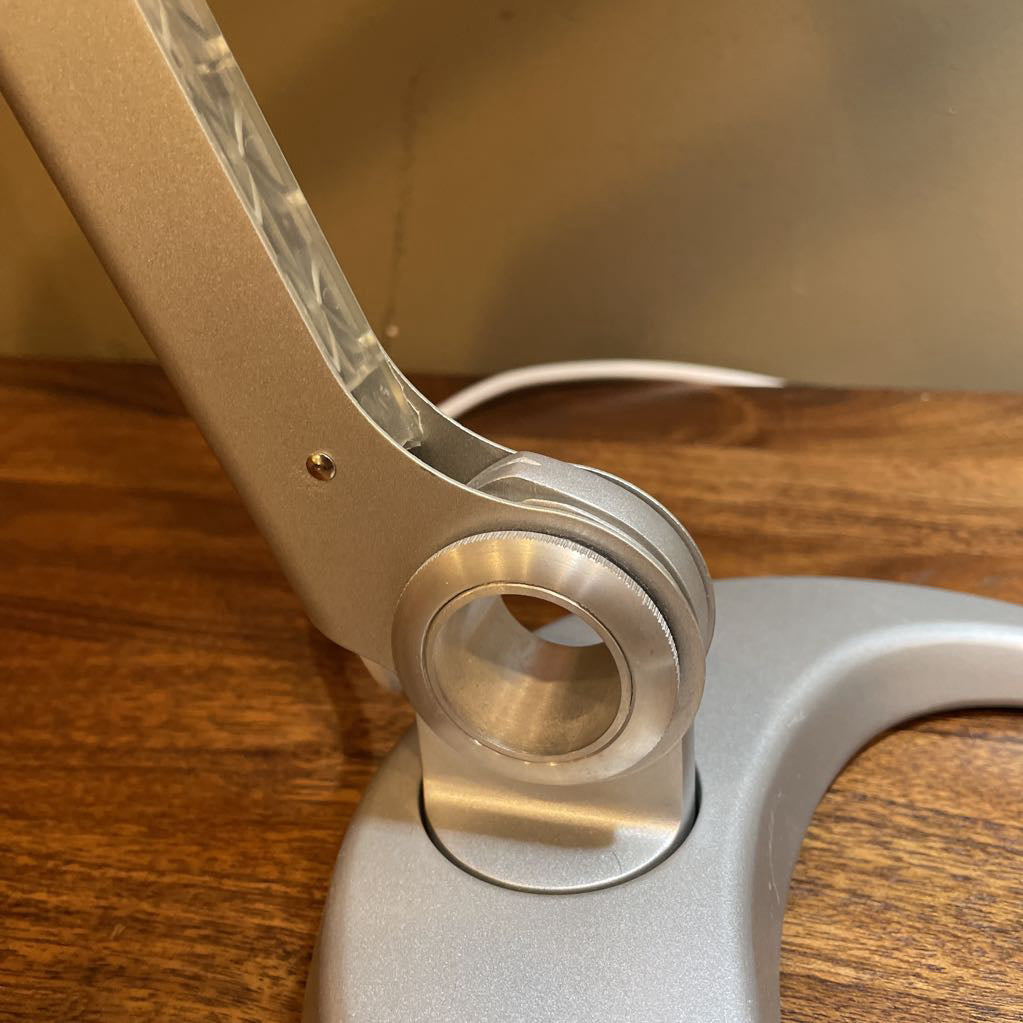 DWR Silver Adjustable Desk Lamp LAMPS