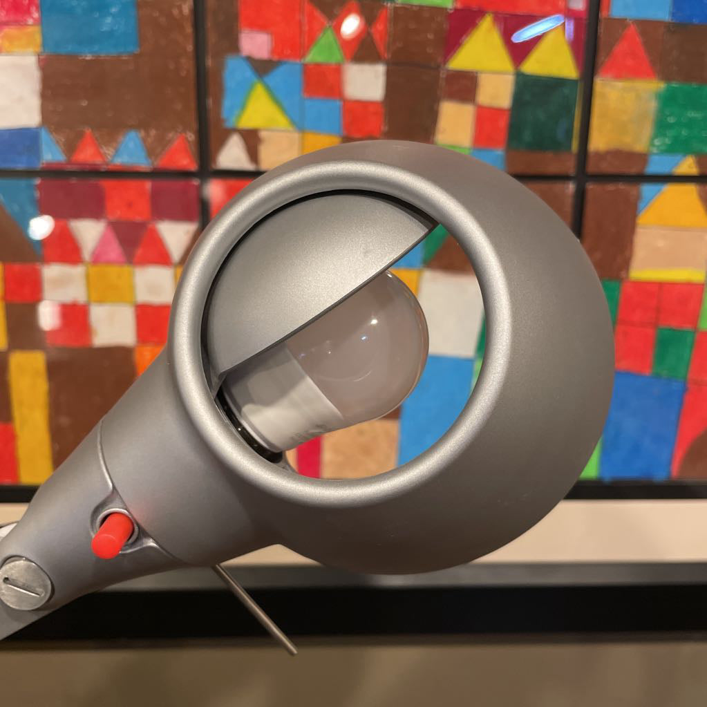DWR Silver Adjustable Desk Lamp LAMPS