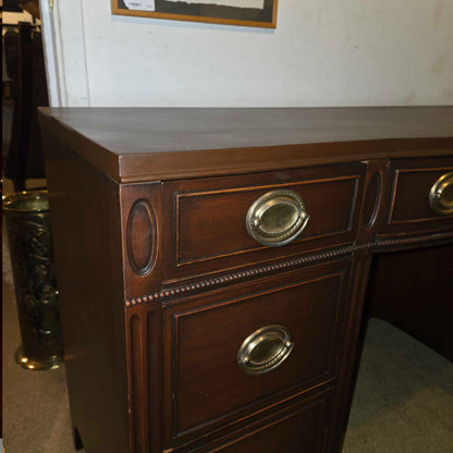 Drexel Mahogany Desk/Vanity with Bench