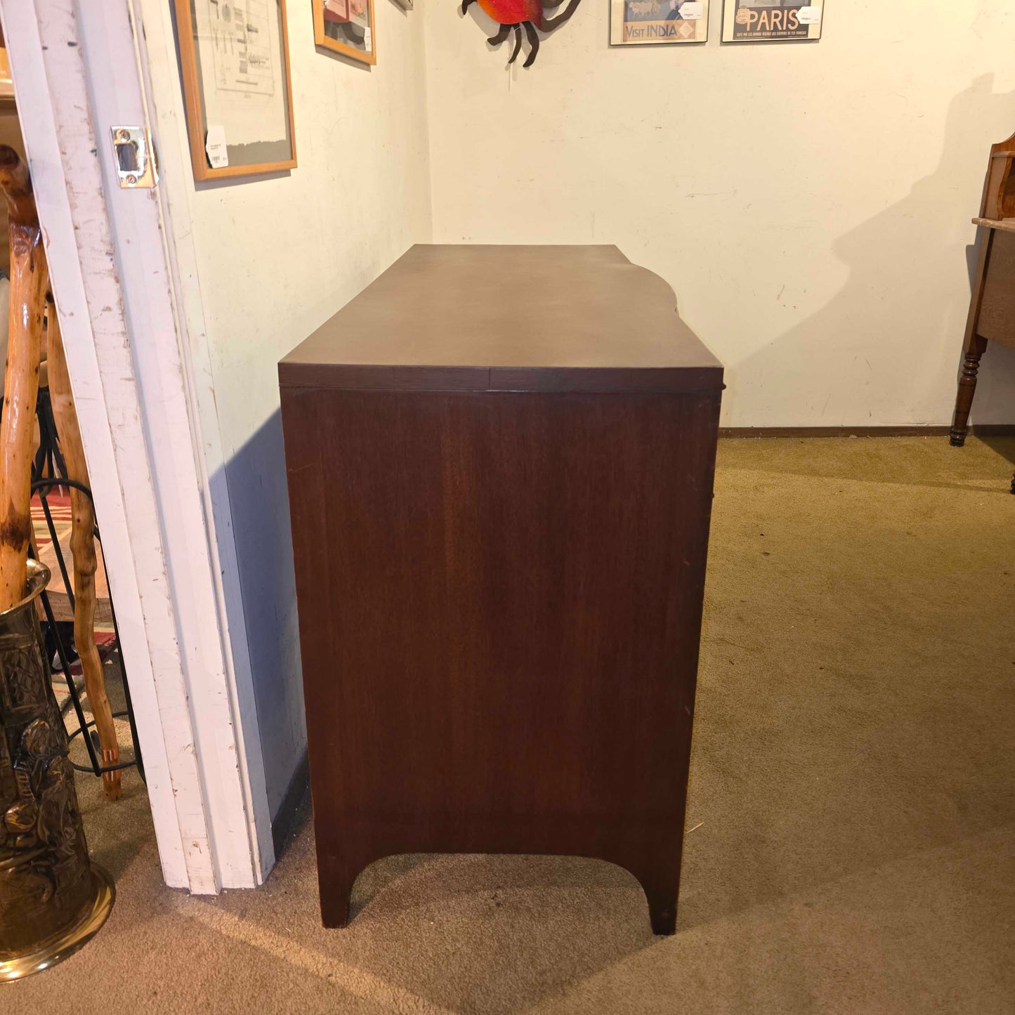 Drexel Mahogany Desk/Vanity with Bench