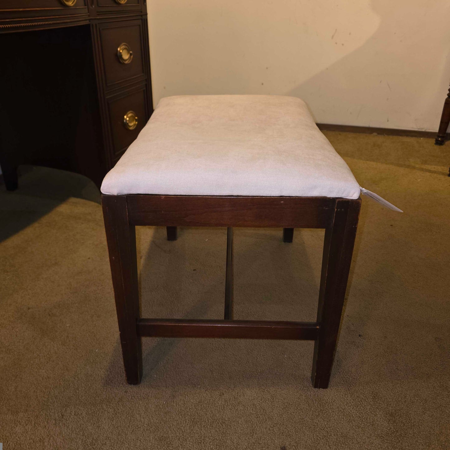 Drexel Mahogany Desk/Vanity with Bench