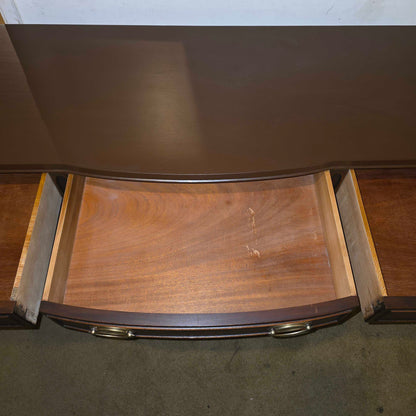 Drexel Mahogany Desk/Vanity with Bench