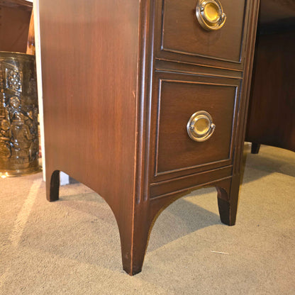 Drexel Mahogany Desk/Vanity with Bench
