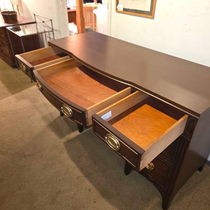 Drexel Mahogany Desk/Vanity with Bench