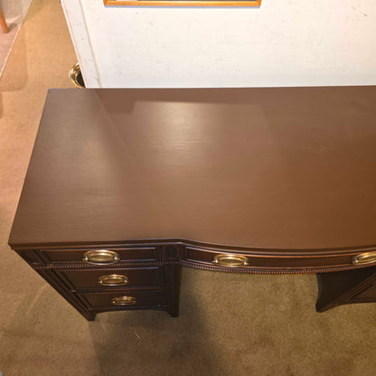 Drexel Mahogany Desk/Vanity with Bench
