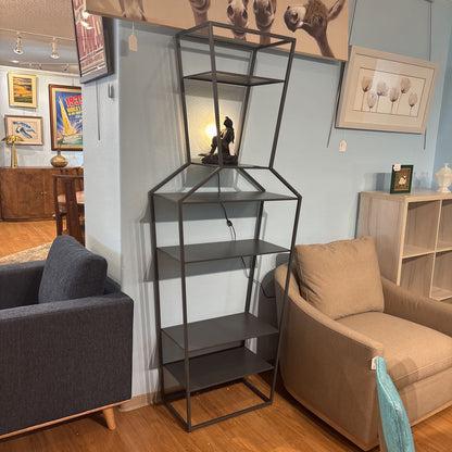 Black Metal Bookshelf