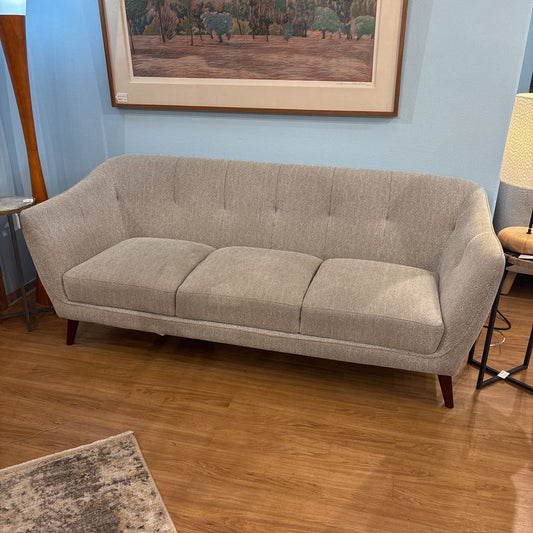 Off-White Textured Bucket Sofa U SOFAS