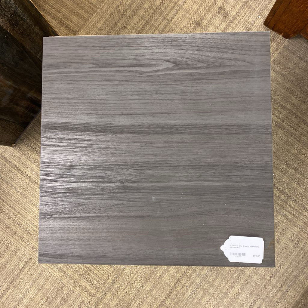 Charcoal One Drawer Nightstand (AS IS) C NIGHTSTANDS