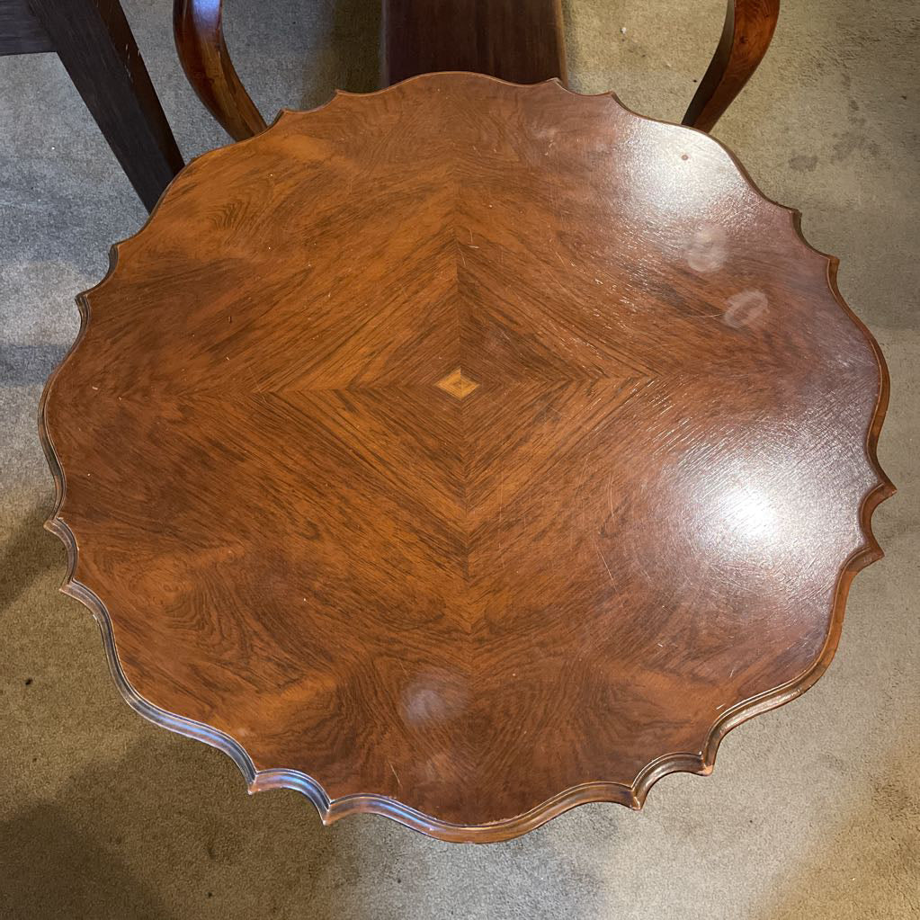 Vintage Tilt Top Entry Table C SIDE TABLES