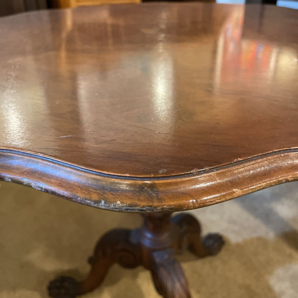Vintage Tilt Top Entry Table C SIDE TABLES