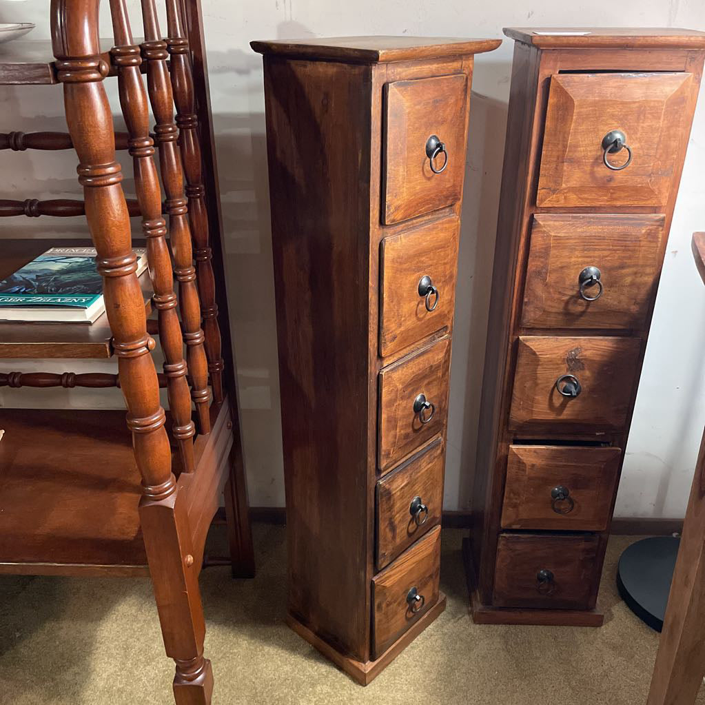 Five Drawer Skinny Chest C CABINETS