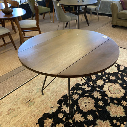 WEST ELM JULES Round Drop Leaf Dining Table (AS IS) C DINING TABLES