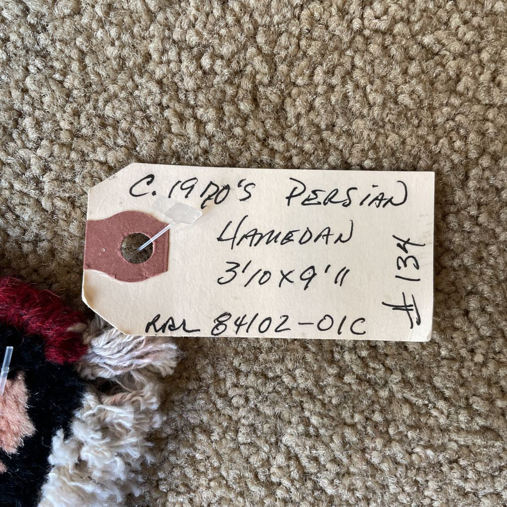3'10"x 9'11"70's Persian Wool Rug RUGS