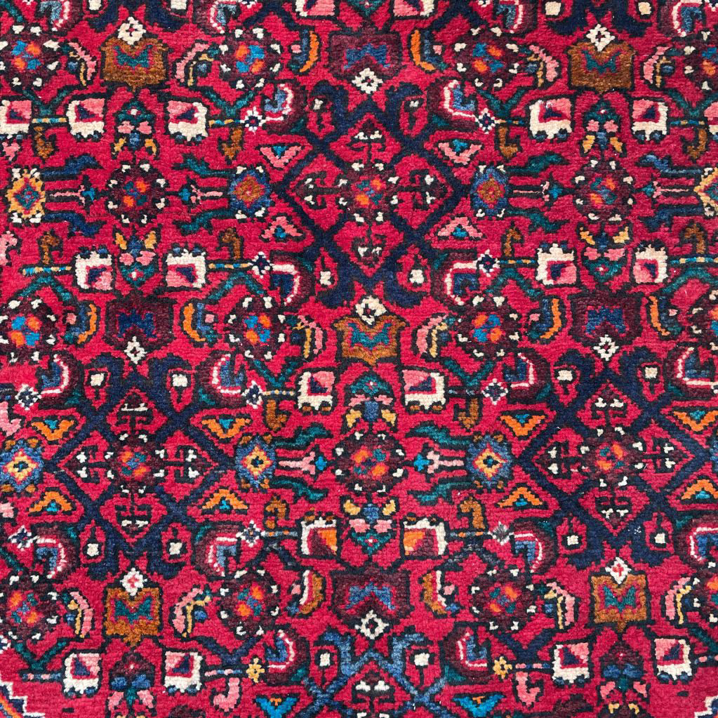 3'10"x 9'11"70's Persian Wool Rug RUGS