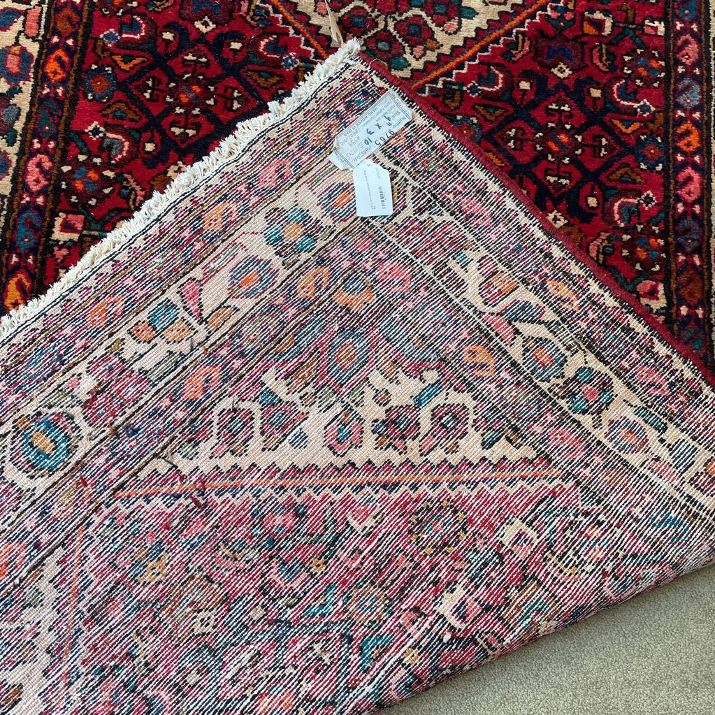 3'10"x 9'11"70's Persian Wool Rug RUGS